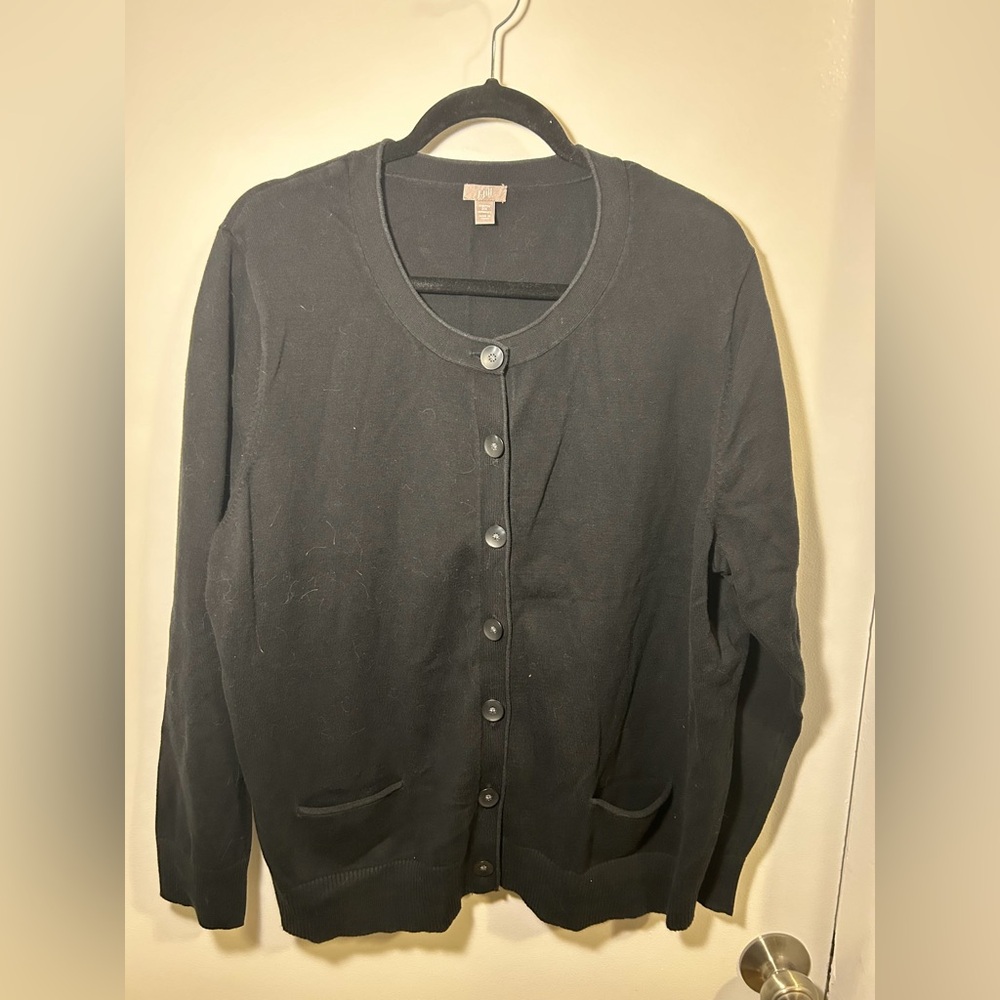 J Jill Women’s Black Sweater